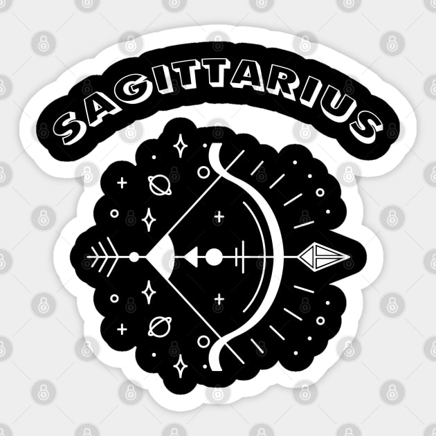 Sagittarius Zodiac Sign Sticker by GPrez Designs
